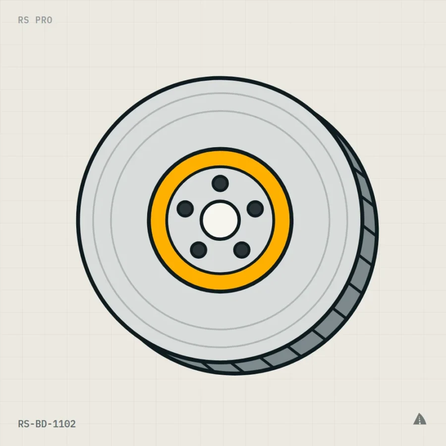 Front Brake Discs, Vented 312 mm (Pair)