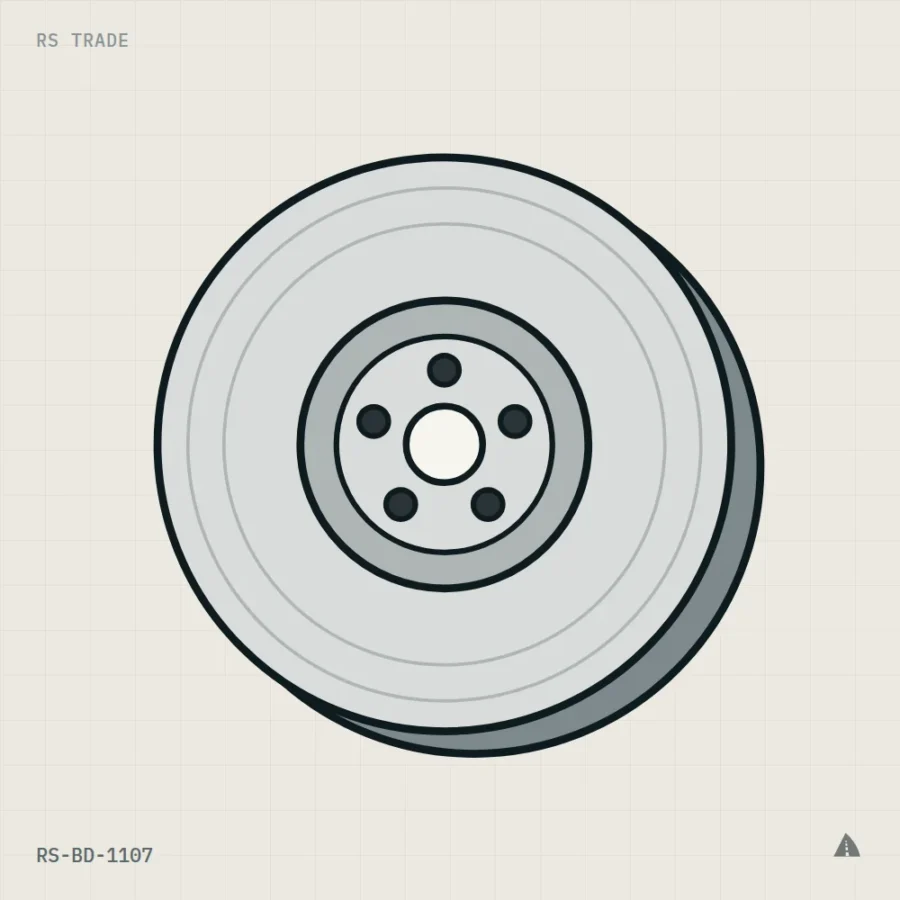 Rear Brake Discs, Solid 271 mm (Pair)