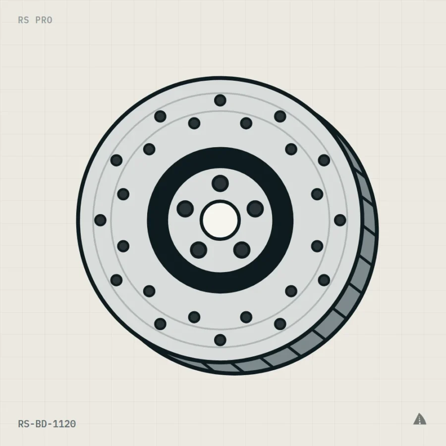 Drilled & Grooved Front Discs, 312 mm (Pair)