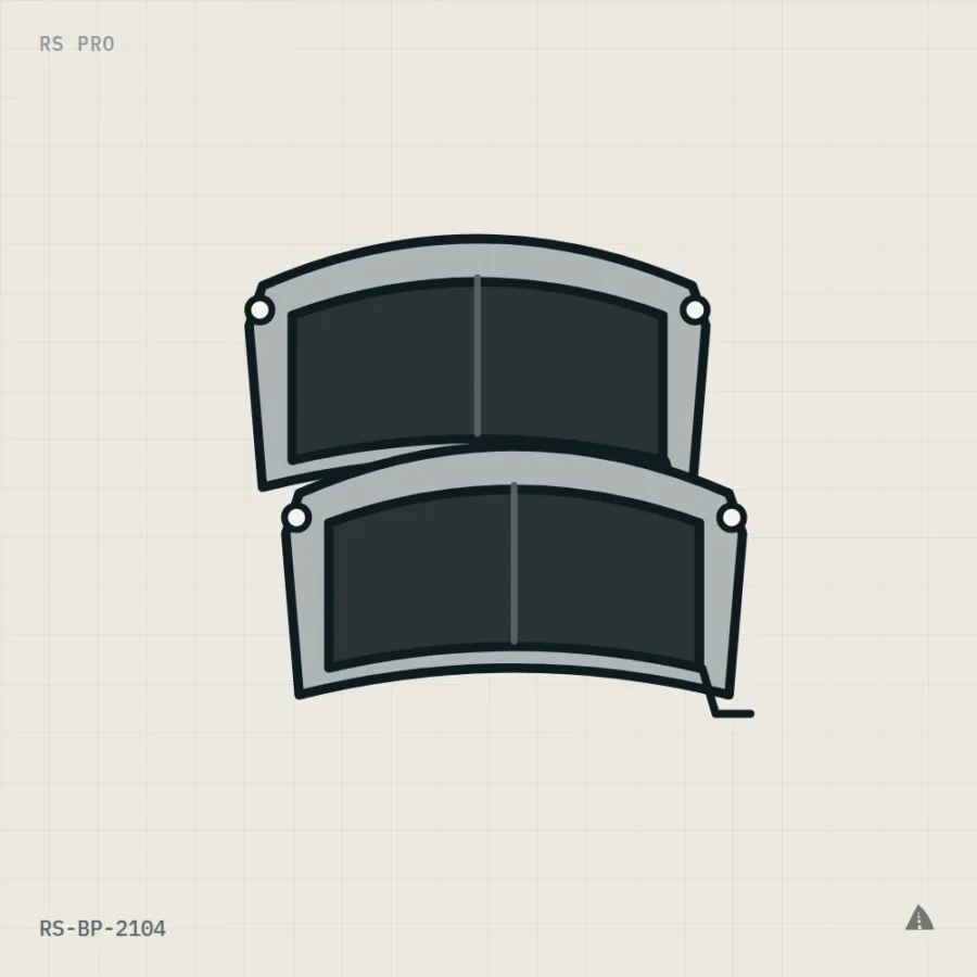 Front Brake Pad Set, Golf Mk7 & Polo