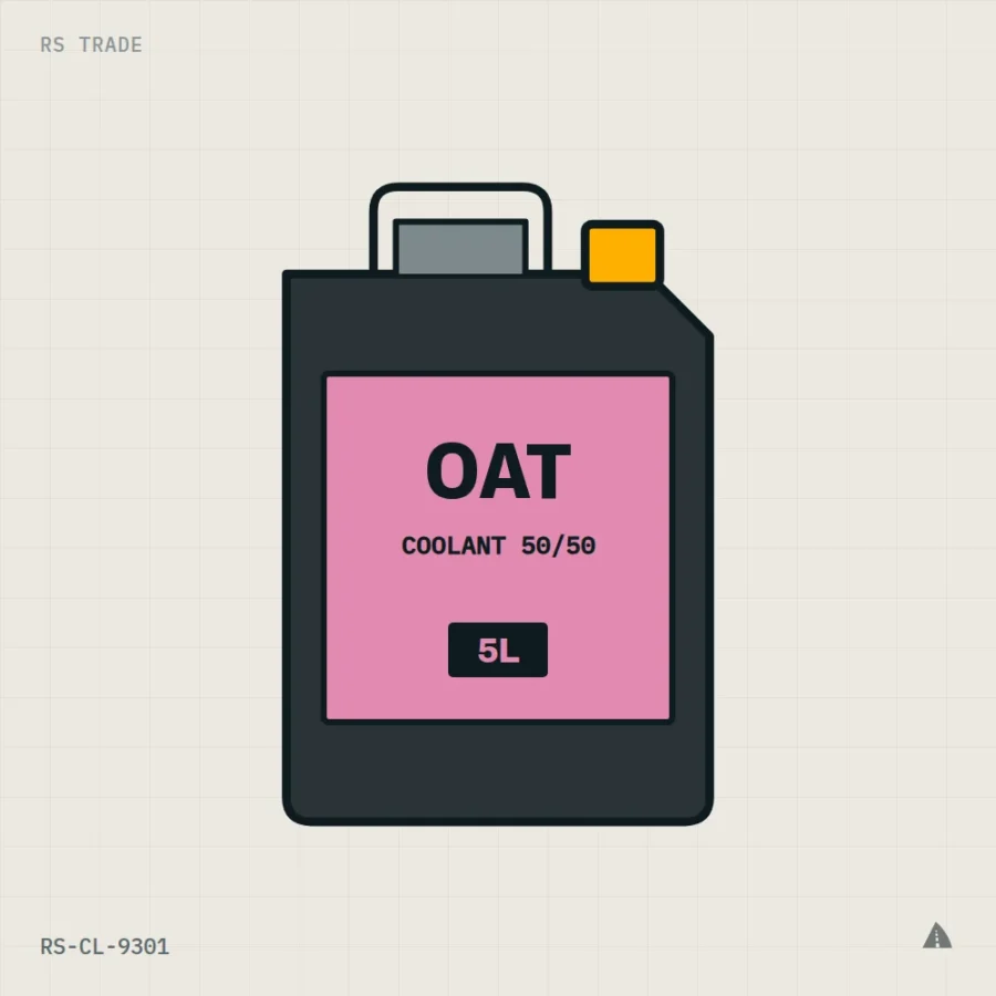 OAT Antifreeze & Coolant, Ready-Mixed, 5 L