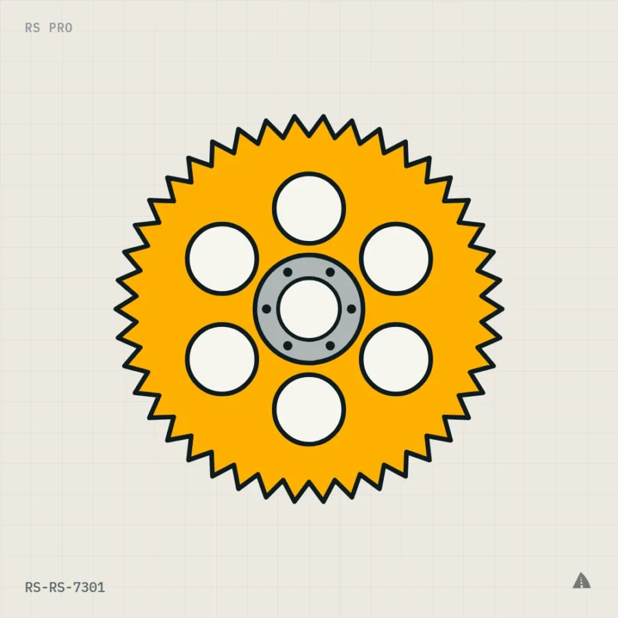 Rear Sprocket, Steel 43T, 520