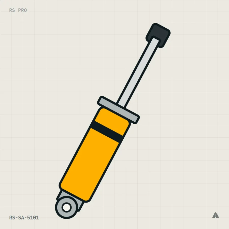 Front Shock Absorber, Gas — Corsa E