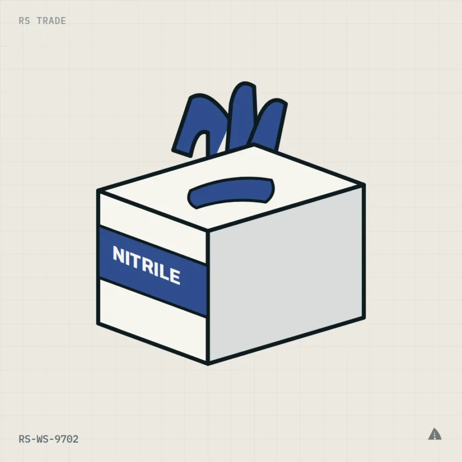 Nitrile Workshop Gloves, Large (Box of 100)