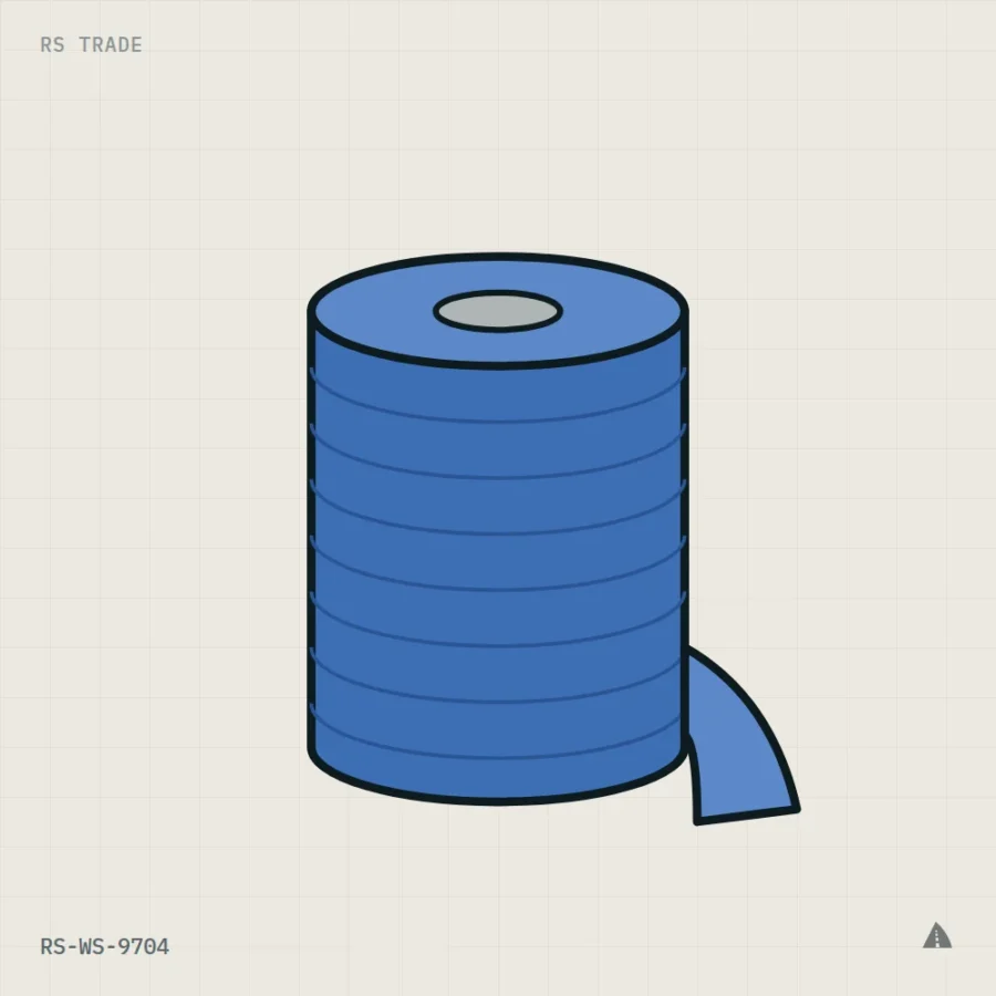 Blue Roll, 2-Ply (Pack of 6)